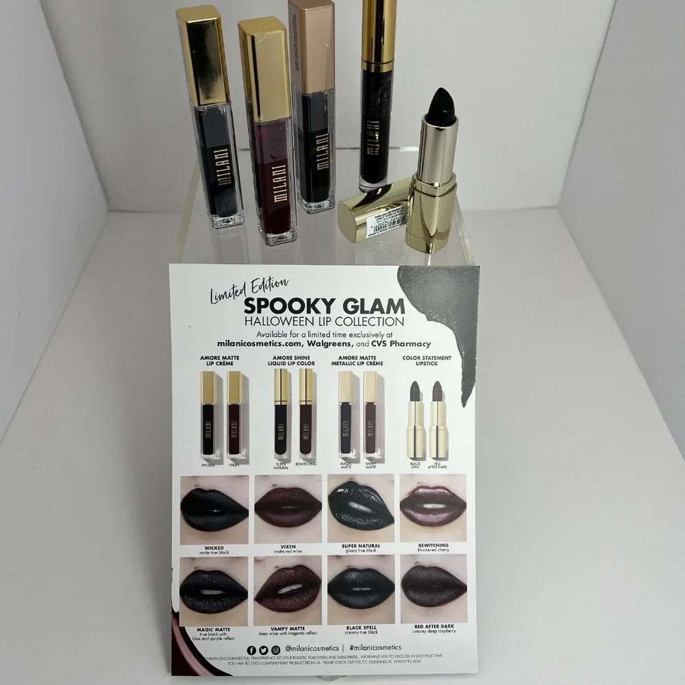 Milani Cosmetics Limited Edition Spooky Glam Lip Collection